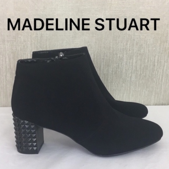 NWOB Madeline Stuart Studded Heel Bootie - Picture 2 of 6